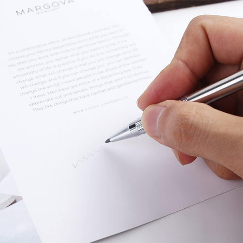 Automatic Pencil, Movable Pencil, Stainless Steel Mechanical Pencil for Home, School, Office