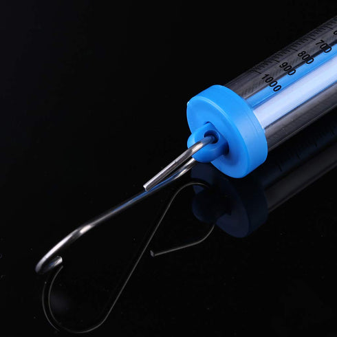 Dynamometer Spring Scale Transparent Spring Balance Hanging Tube Spring Scale 2.5N/10N for Physical Experiment