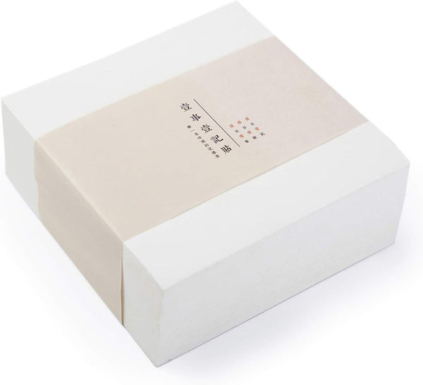 VANRA Sticky Notes 4 x 4-Inches Self-Stick Note Cube, 400-Sheets/Cube Strong Adhesive (Ivory White)