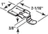 Prime-Line T 8500 3/8 in. x 2-1/16 in. Spring Steel (4-Pack) Storm Window Snap Fasteners