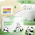 Cute Accordion File with 8 Pocket, Panda Animal Expanding Folder Jackets for Documents, A4 Size Organizer