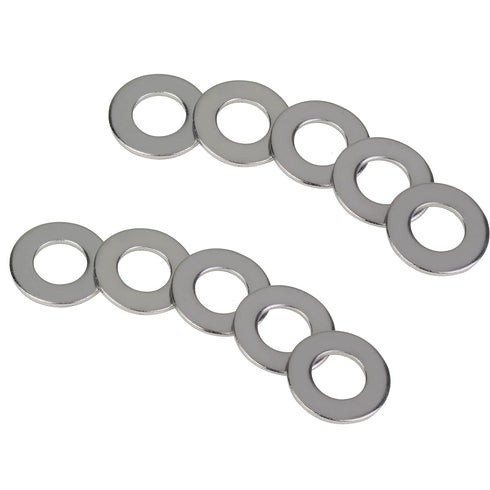 1/4 Inch Flat Washer - 304 Stainless Steel Flat Washers, 100 Pieces