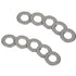 1/4 Inch Flat Washer - 304 Stainless Steel Flat Washers, 100 Pieces