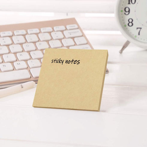 Sticky Notes 3"×3", 12 Pads Self-Stick Notes, 100 Sheets/Pad, Post Notes for Study, Work, Daily Life (Black, White,