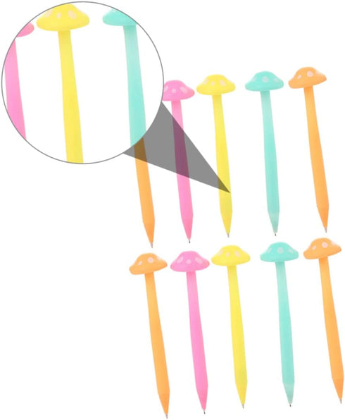 Operitacx 1 Set 10 Pcs Pen Mushrooms Gifts Mechanical Pencils Mechanic Gift Plastic Writing Pencil Mushroom Design Pencil Plastic Drawing Pencil Cartoon Plastic Drawing Pencil by Operitacx