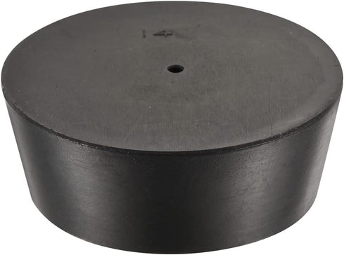MECCANIXITY Rubber Tapered Plug Black 75mm to 90mm with Hole Test Tubes Bungs Stopper for Lab Home