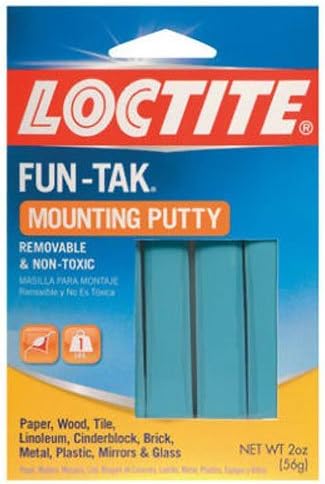 Loctite Fun-Tak Mounting Putty, 2-Ounce (1087306) - 4 Pack
