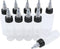 PET Plastic Extruded Liquid Bottle, 10 Pcs 1 oz Squeeze Dropper Dispensing Bottles for Tattoo Ink and Watercolor