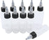 PET Plastic Extruded Liquid Bottle, 10 Pcs 1 oz Squeeze Dropper Dispensing Bottles for Tattoo Ink and Watercolor