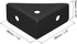 20Pcs 38mm 38mm, uxcell Angle Corner Brackets x Cold Rolled Steel Braces Joining Support with Screws for Desk Bed Edge