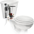 Fluidmaster 400AKR Universal All in One Toilet Repair Kit for 2-Inch Flush Valves - Easy Install