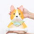 1pc Cabilock Corgi Design Toilet Tissue Rack Hanger Cute Animal Wall Shelf for Bathroom Storage Space-Saving Tissue