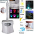 2 Pack, 8 ZEZHOU Original Toilet Night Light Motion Sensor Activated LED Lamp, Fun Colors Changing Bathroom Nightlight