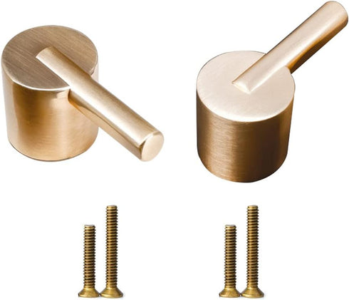 brandname Wwxuanke Round Knobs, Zinc Alloy Golden Round Knobs, Drawer Knobs, Wardrobe, Tv