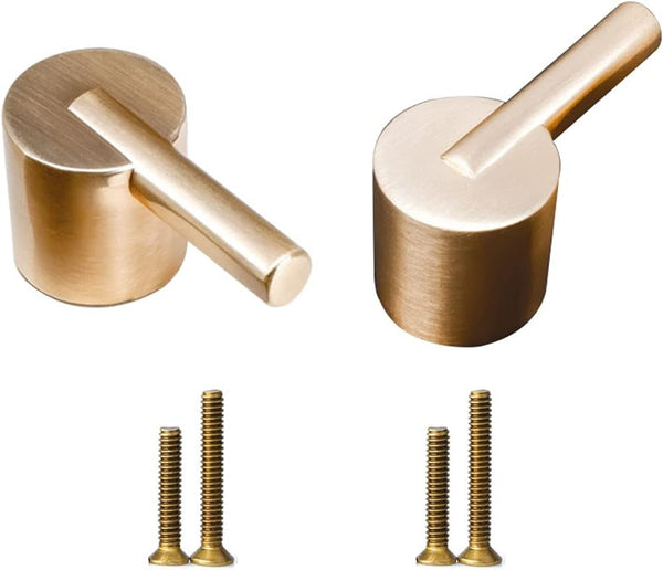 brandname Wwxuanke Round Knobs, Zinc Alloy Golden Round Knobs, Drawer Knobs, Wardrobe, Tv