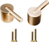 brandname Wwxuanke Round Knobs, Zinc Alloy Golden Round Knobs, Drawer Knobs, Wardrobe, Tv