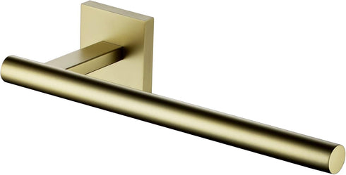 KOKOSIRI Bathroom Towel Bar, Gold Hand Towel Holder, Wall Mount Toilet Kitchen Cabinet Paper Holder, Stainless Steel,