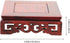 4.09X4.09X1.29 Inch SOLUSTRE Wood Base Display Stand Carved Wooden Pedestal Riser for Teapot Planter Crafts Home