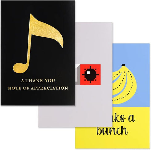 Bargain Paradise 24 PackFunny 4 6 Inch 250 Thank You Cards Big Size x Appreciation Cards and Pun Cards Printed on
