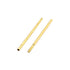 uxcell 100pcs R50-2S 0.86mm Dia 17.5mm Length Metal Test Probe Needle Cover Gold Plated