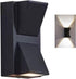 Tyenaza Wall Lamp, Outdoor Wall Light Plastic Housings Dual Head Exterior Wall