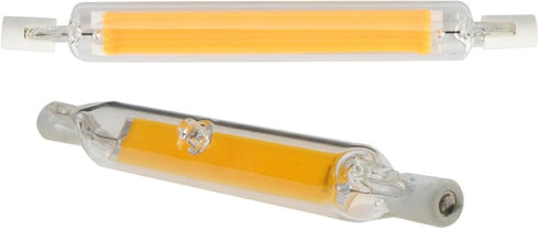 R7S Bulb 110V 78mm/118mm/189mm, Dimmable 360 2700-3000K 78mm15W LED Beam Flood Light, for Garage Floor Lamp Halogen