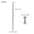uxcell Solid Carbide Drill Bits, 1.5mm C2/K20 Tungsten Carbide Jobber Drill Bits, Straight Shank Drilling Tool for