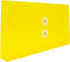 JAM PAPER Plastic Envelopes | Button & String Tie Closure | #10 Business Booklet | 5 1/4 x 10 | Yellow | 12/pack