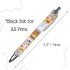 YJ PREMIUMS 6PC Highland Cow Pens Set, Kawaii Cute Cow Print Stationary Supplies for School Home Office Gifts