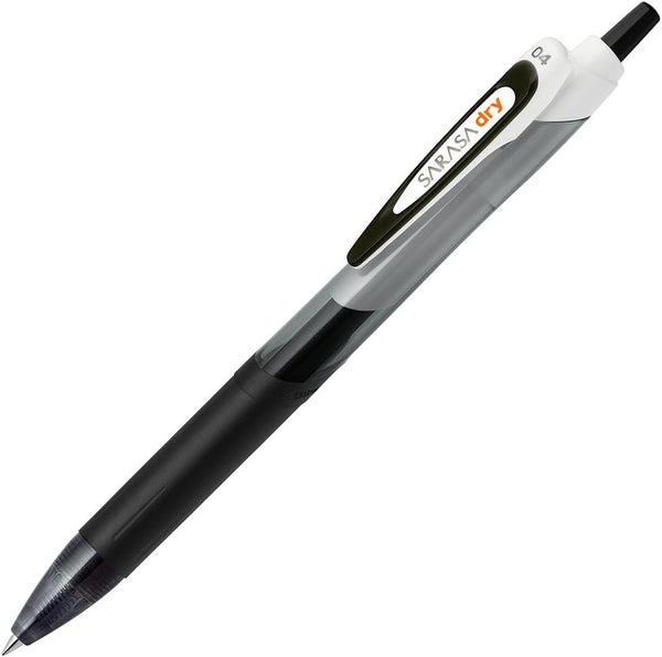 Zebra Sarasa Dry B-JJS31-BK Gel Ballpoint Pen, 0.4, Black, 10 Pieces