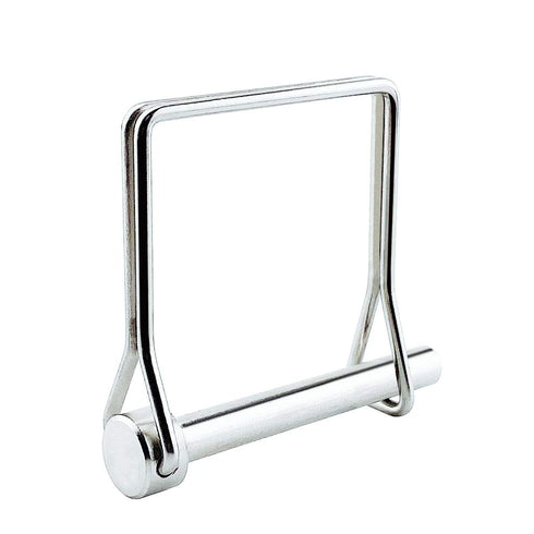 2 Pack Full 316 SS Square Pto Pin, Safety Coupler Pin 5/16" x 2.76" (8mm x 70mm), Heavy Duty Marine Grade Locking Pin