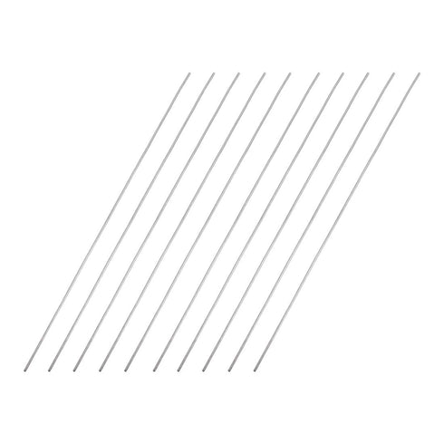 uxcell 1mm x 150mm 304 Stainless Steel Solid Round Rod for DIY Craft - 10pcs