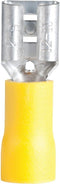 Gardner Bender 10-145FN Female Terminal, 100 Pack, Yellow (12-10 AWG), 100 Pieces