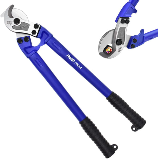 ZrgGea Heavy Duty Cable Cutters 14 inch | Industrial-Grade Wire Snips, T8 Alloy Steel, Sharp Cutting