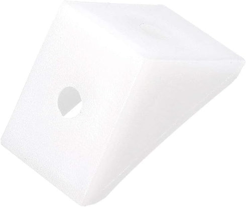 uxcell Shelf Cabinet Door 90 Degree Plastic Corner Braces 2 Holes Angle