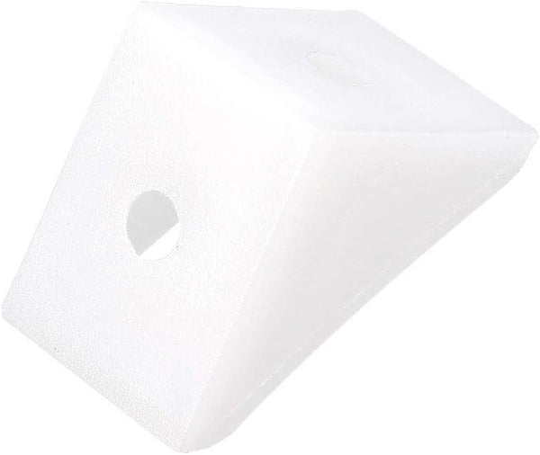 uxcell Shelf Cabinet Door 90 Degree Plastic Corner Braces 2 Holes Angle