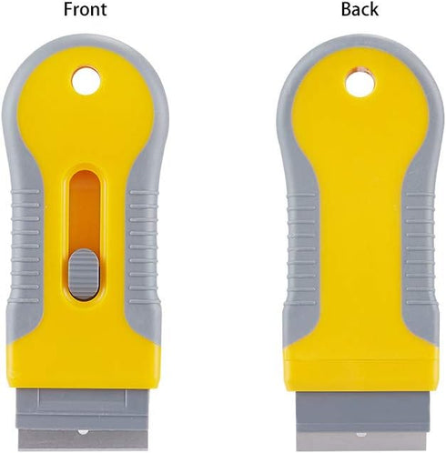 WEGAZ 15pcs Razor Blade Scrape with Extra Blades, Scraper Tool, Razor Blade Retractable, Paint Stripping Tool, Cleaning