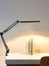 Generic Dimmable LED Desk Lamp with Swing Arm and Clip, USB Powered Eye-Care Light with Memory Function, Adjustable