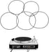 BOGEEL 20Pcs 1X1mm Silicone Rubber Band Pulley Transmission Engine Round Beslts Tape Toy Module Car Motor Stretch