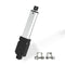 10mm 120N Mini Electric Linear Actuator, 0.5 Inch Linear Motion Actuator, 12V with Brackets for Cabinets, Robotics,