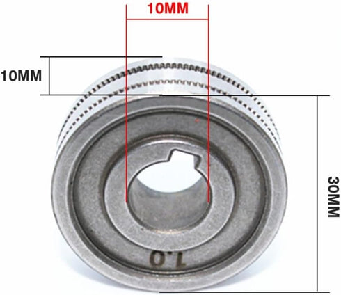 MIG MAG Welding Wire Drive Wheel Feed Roller, 0.6mm 0.8mm 1.0mm Knurl K Groove for Welding Machine