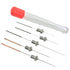 AFUNTA 15 PCS M6 3D Printer Stainless Steel Nozzles - Compatible with E-3D Makerbot & ANET A8, 5 Sizes