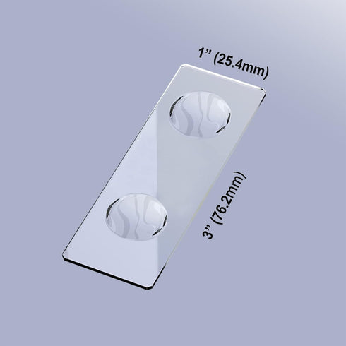 Vision Scientific VSP104 72 Pcs Double Concave Microscope Slides