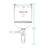 StonyLab Borosilicate Glass Buchner Funnel with Coarse Frit (G1), 76mm Inner Diameter, 250ml