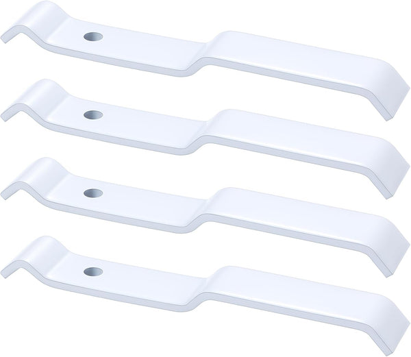 MorningRo 4 Pcs 3 Wire Shelf Corner Support Brackets Ventilated Wire Shelving Accessories,