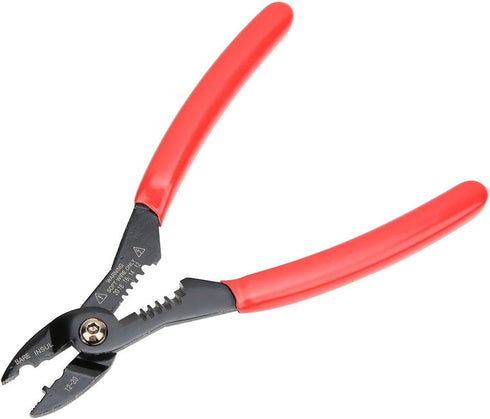 Handheld Crimping Pliers, 18cm / 7.1in 4 in 1 Multi Purpose Tool for Electrical Cable Stripping and Automotive Wire