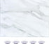 Marble Print Magnetic Dry Erase Board, 12 x 16 inches Decorative White Board for Wall, Frameless Design with Magnets