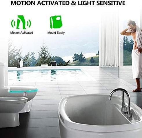 BSASHF 4 Pack Lamp(16 4) Color Changing Toilet Night Light Motion Sensor Led Toilet Motion Activated Led Washroom Night
