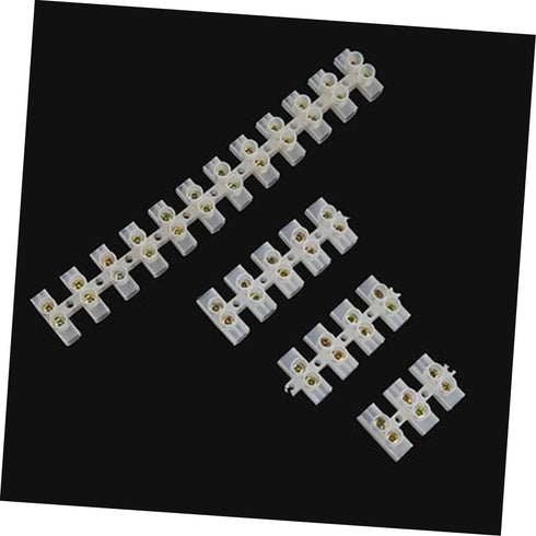 12 10a Terminal Strip Block Position High-Tough Plastic Connector Replacement Brass Firmware Fire-Resistant