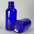 Bioll 30ml (1 oz) Glass Bottle with Lid for Essential Oil, Perfume, Aromatherapy, Lab Sample Vials - 12 Pack (Blue)